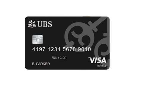 ubs visa unlimited credit card